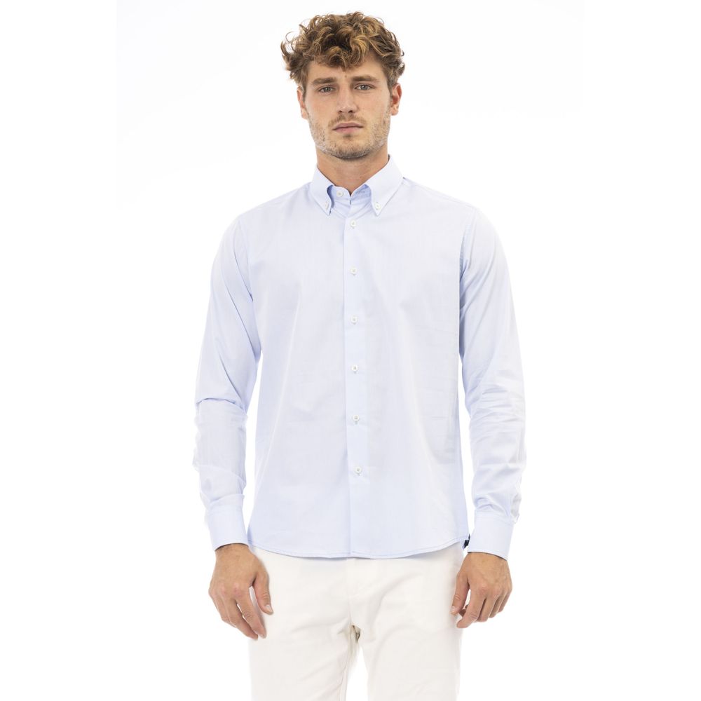 Baldinini Trend Elegant Light Blue Italian Shirt