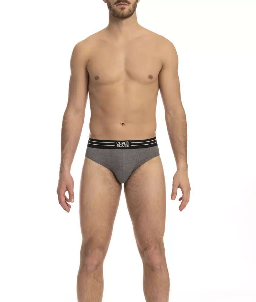 Cavalli Class Elegant Trio of Men's Luxe Undergarments