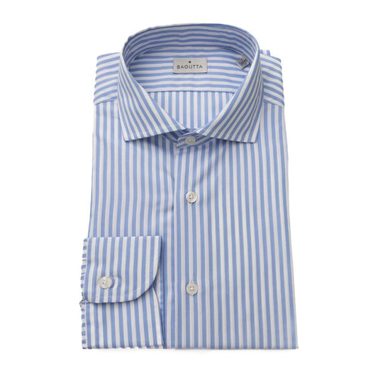 Bagutta Elegant Medium Fit French Collar Shirt