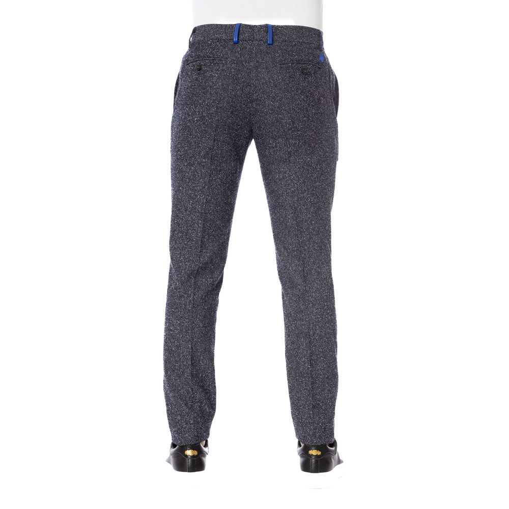 Trussardi Sleek Black Designer Trousers