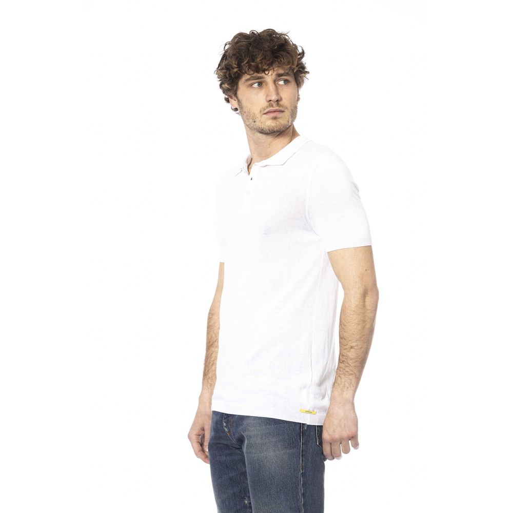 Distretto12 Elegant White Cotton Polo for Men