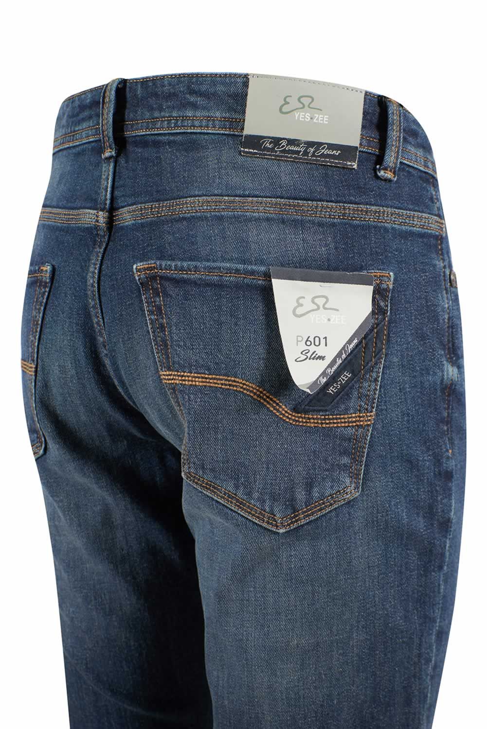 Yes Zee Timeless Dark Denim Jeans for Men