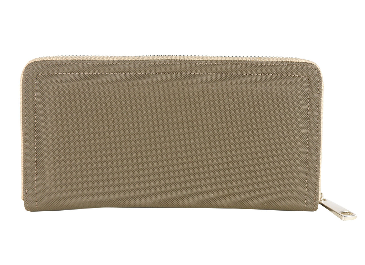 La Martina Elegant Dual-Zip Green Wallet