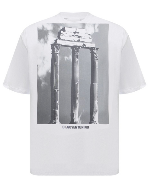 Diego Venturino Elevated Italian Craftsmanship White Tee