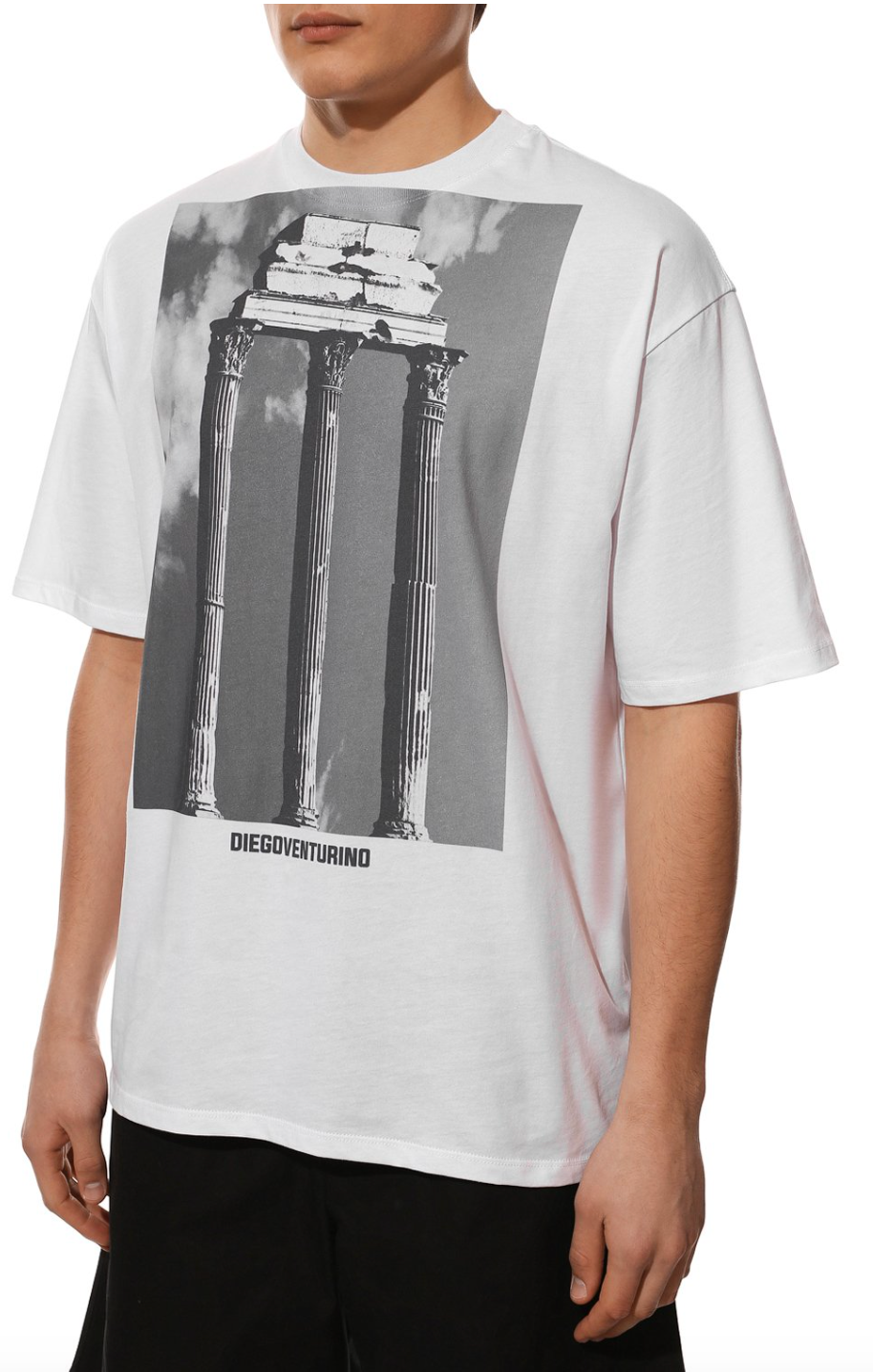 Diego Venturino Elevated Italian Craftsmanship White Tee