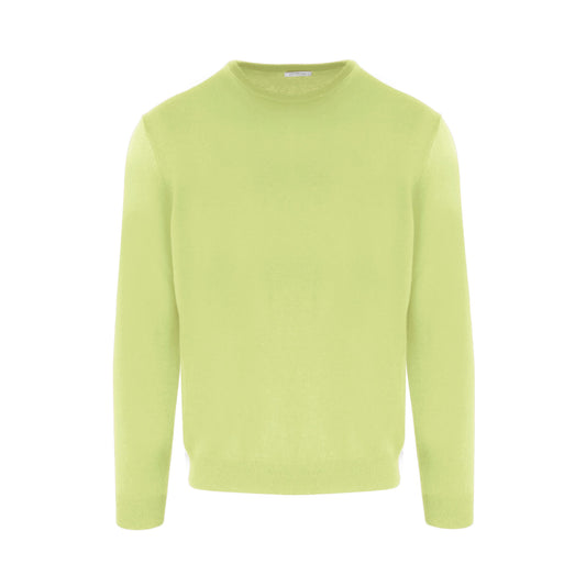 Malo Chic Cashmere Yellow Roundneck Sweater