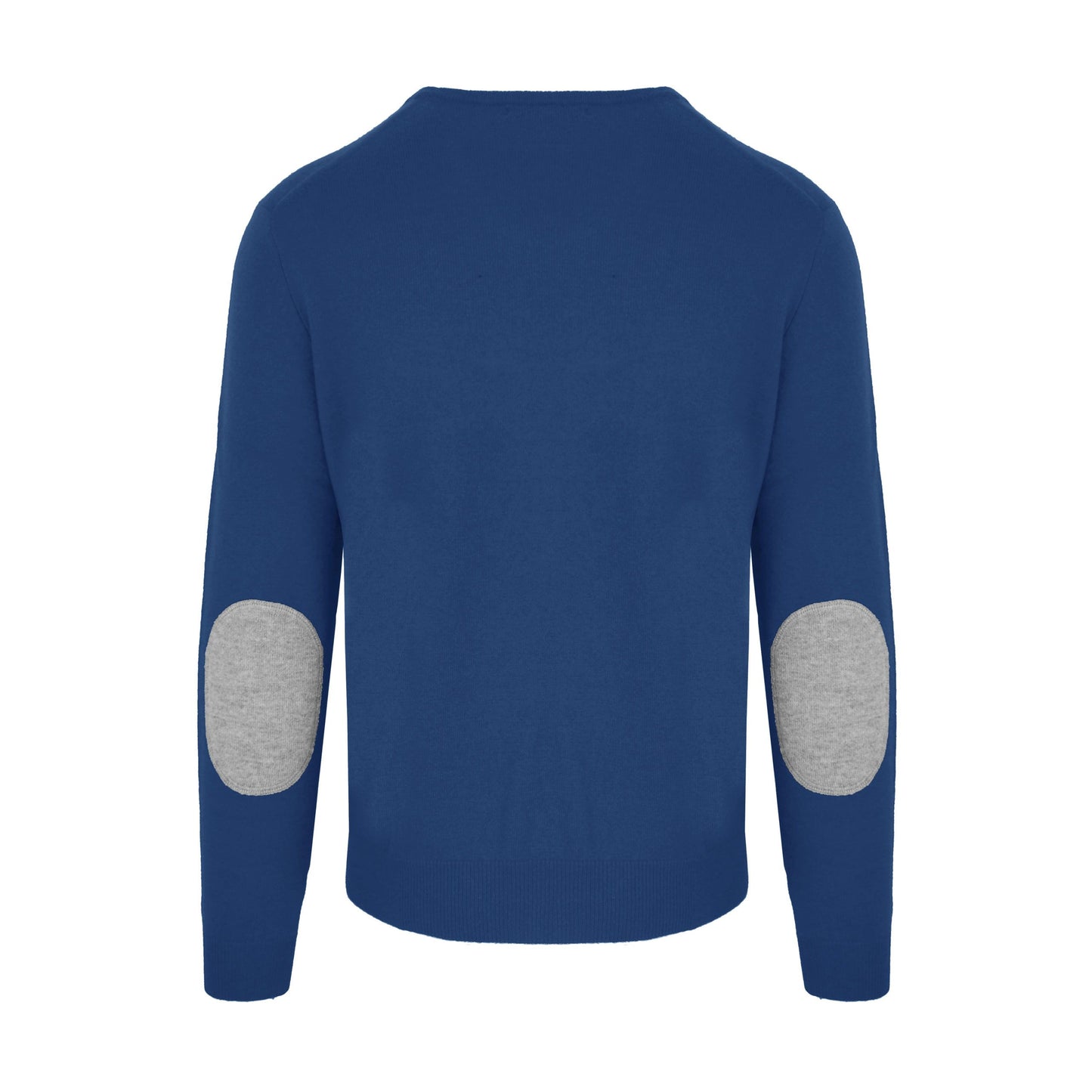 Malo Elegant Blue Wool-Cashmere Sweater