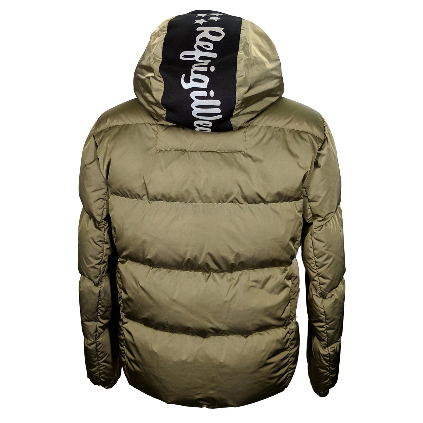 Refrigiwear Iridescent Green Quilted Down Jacket