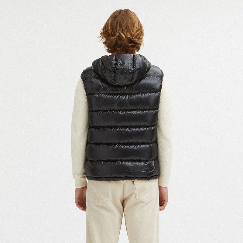 Centogrammi Reversible Hooded Duck Feather Vest