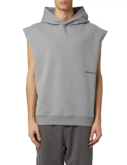 Hinnominate Sleek Sleeveless Hooded Sweatshirt