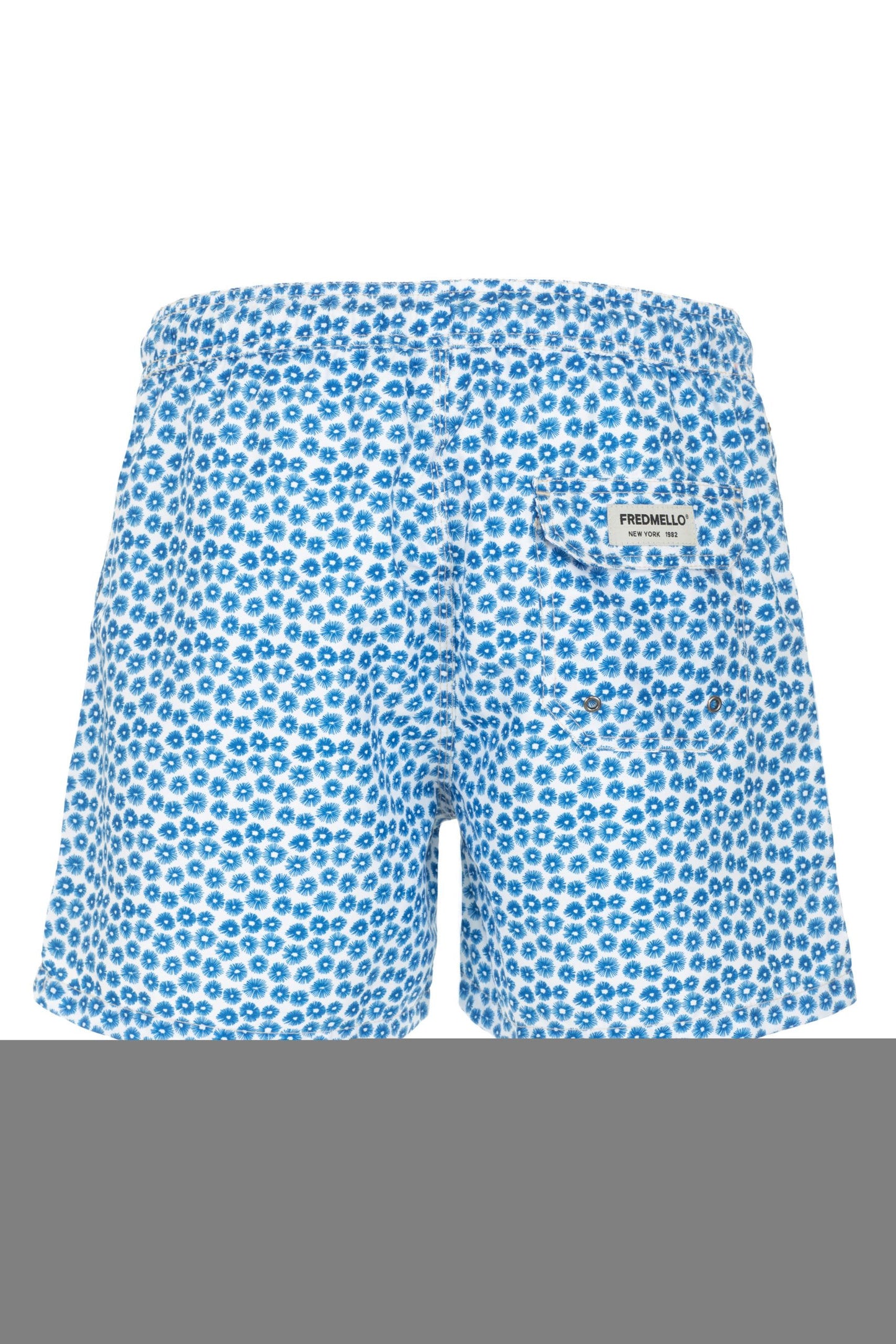 Fred Mello Chic Light Blue Beach Shorts for Men