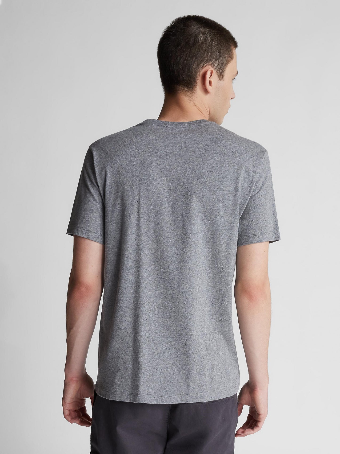 North Sails Chic Gray Crewneck Tee with Front Print