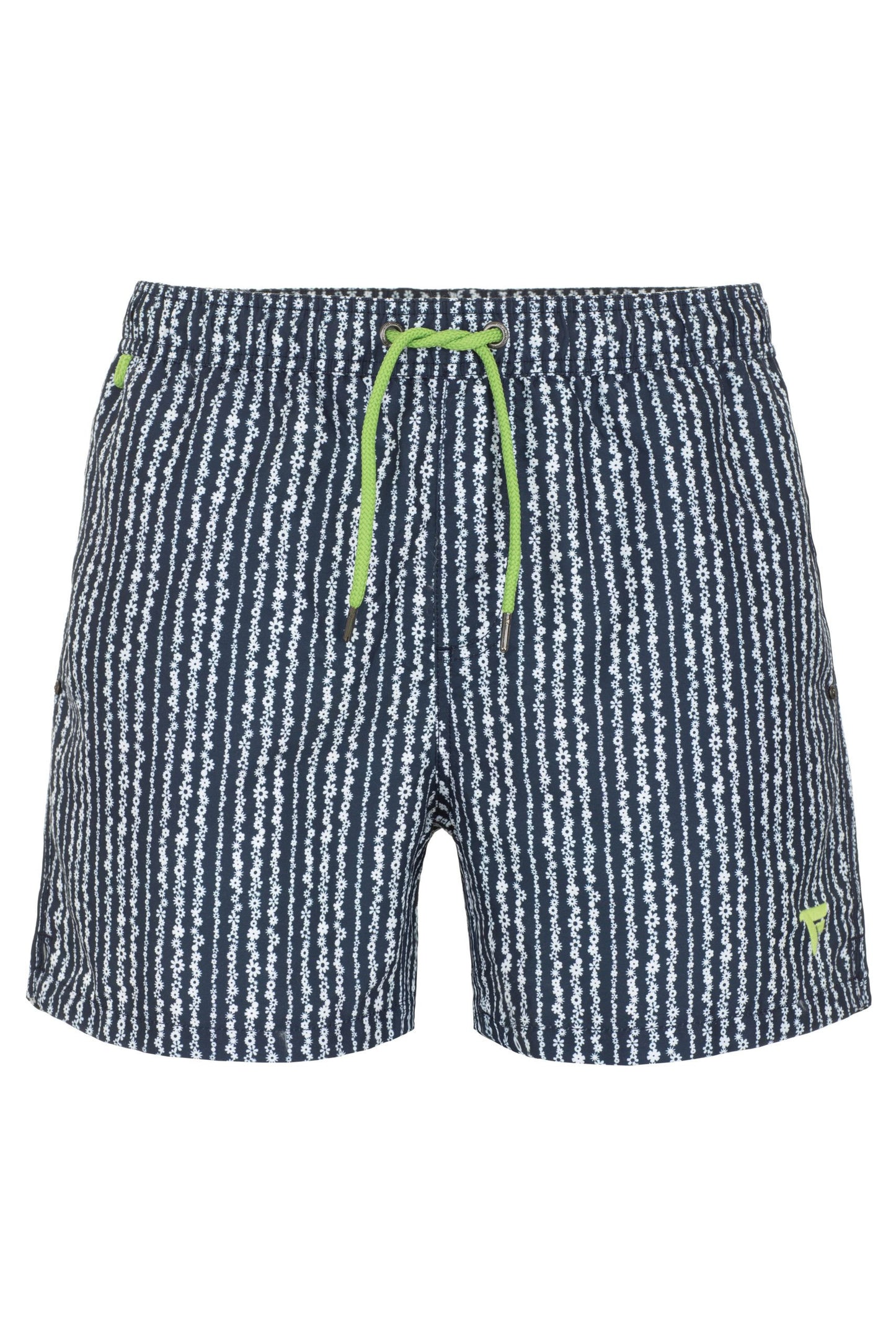 Fred Mello Chic Blue Fantasy Beach Shorts