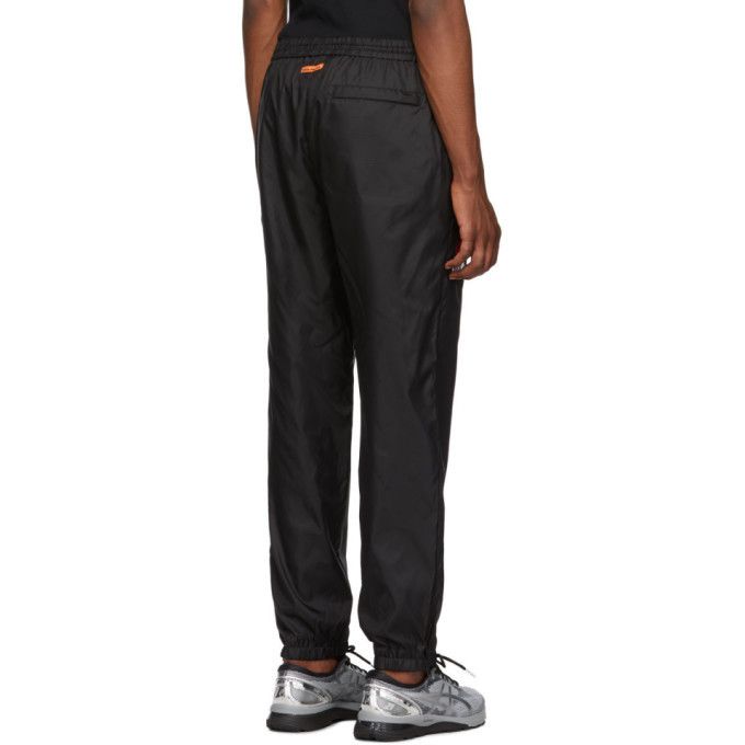 Heron Preston Elevated Casual Black Cotton Trousers