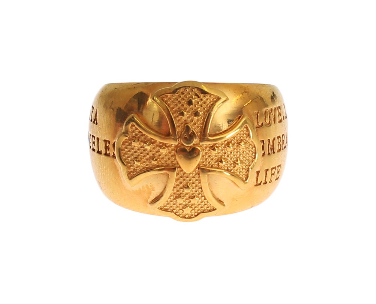 Nialaya Gold Plated 925 Silver Womens Ring