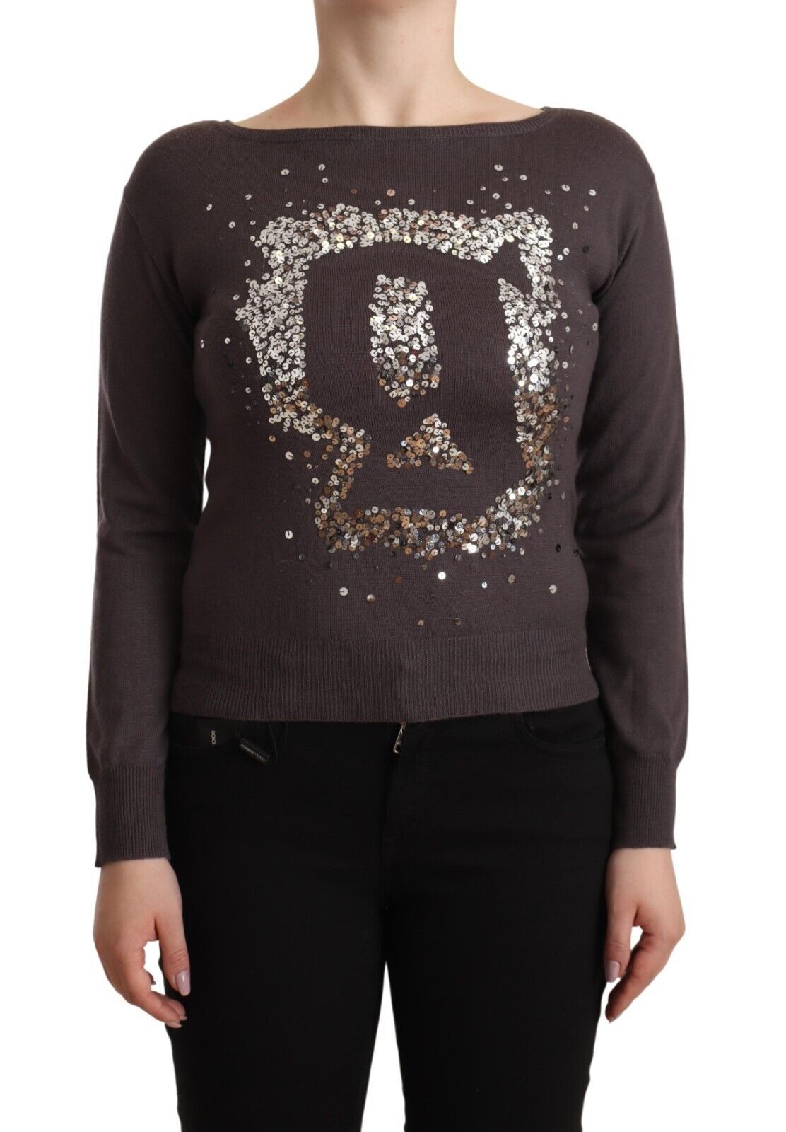 John Galliano Elegant Wool Long Sleeve Sweater