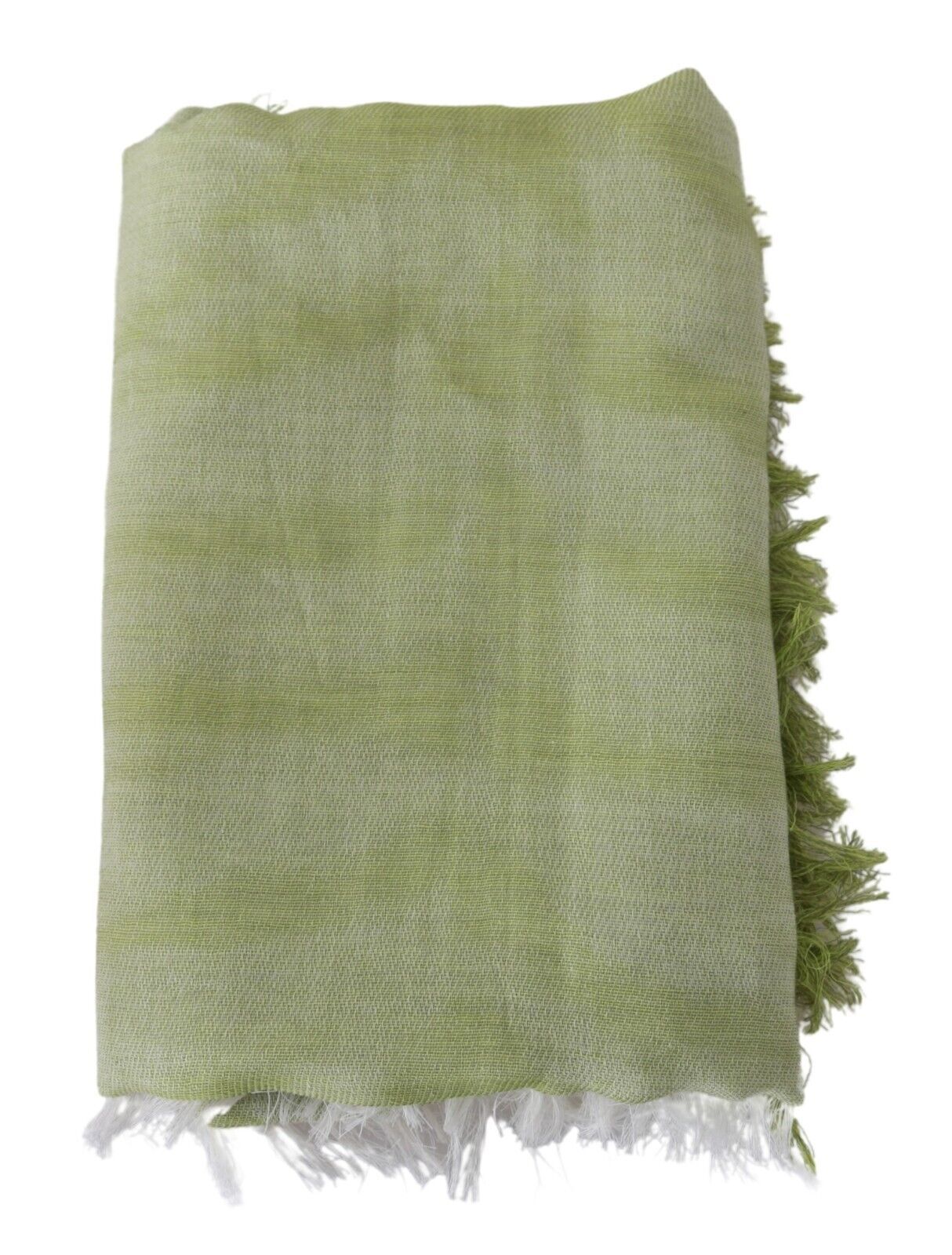 Roberto Cavalli Green Modal Shawl Fringes Women Scarf