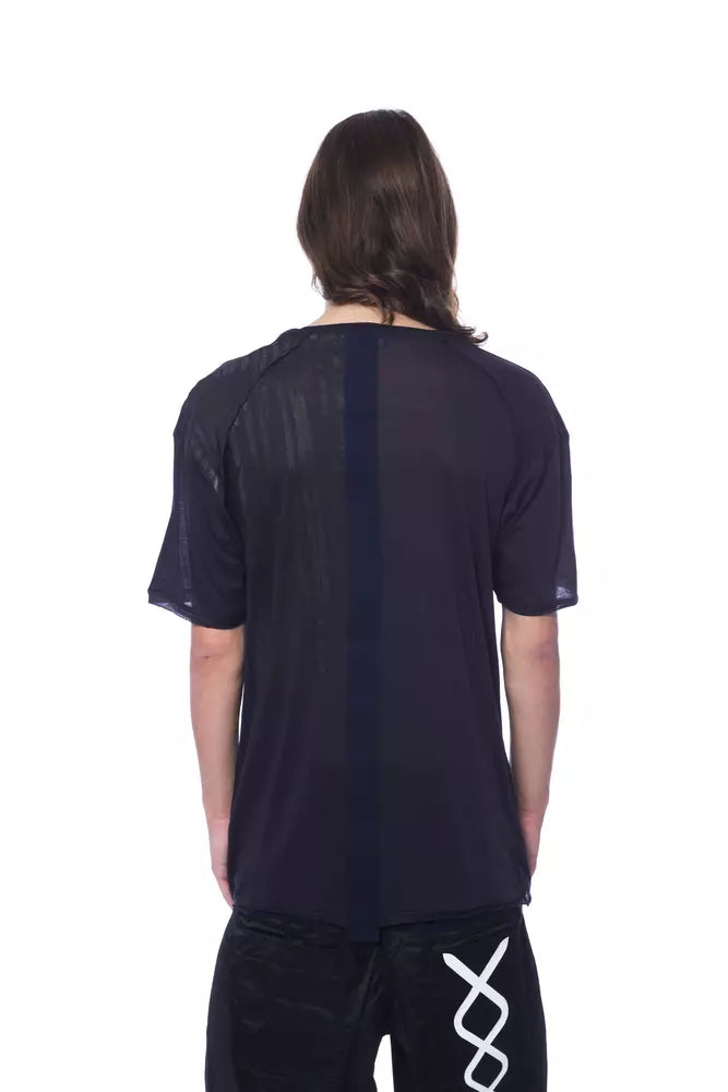 Nicolo Tonetto Chic Oversized Round Neck Logo Tee