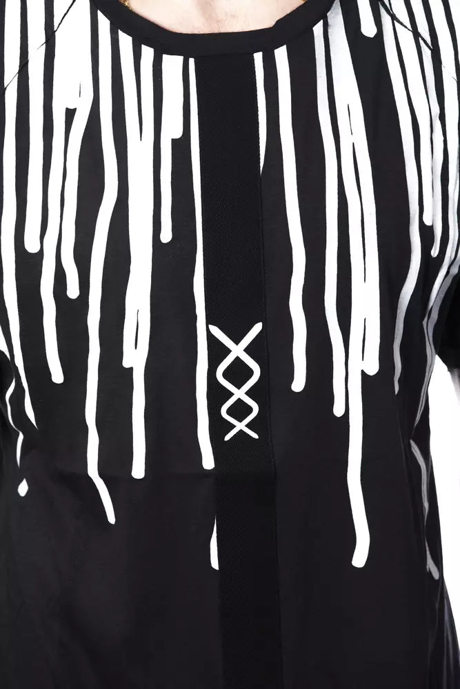 Nicolo Tonetto Elegant Round Neck Printed Tee