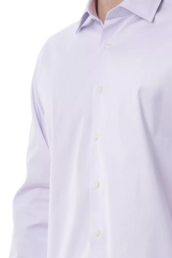 Bagutta Elegant Pink Italian Collar Shirt - Regular Fit