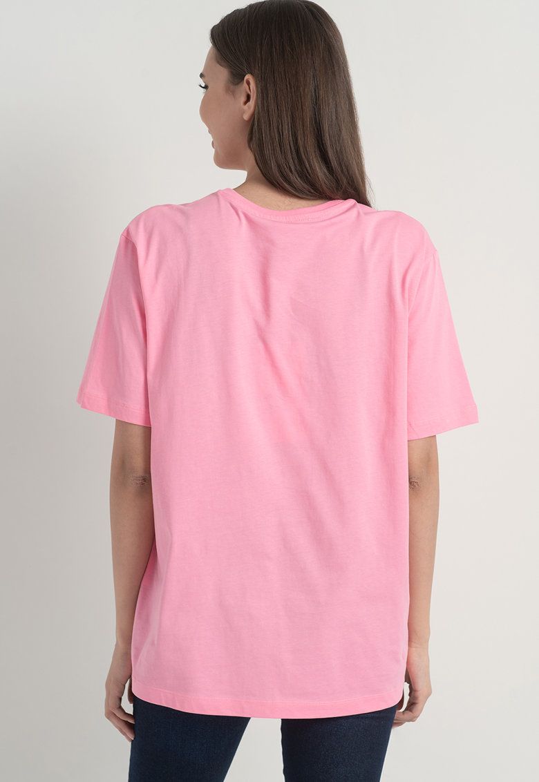 Love Moschino Chic Logo Print Stretch Cotton Tee