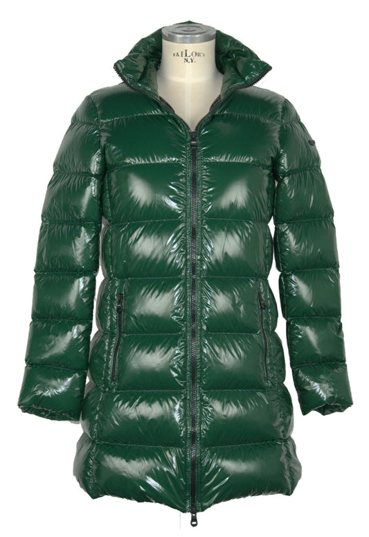 Refrigiwear Elegant Shine Long Down Jacket - Stay Warm & Chic