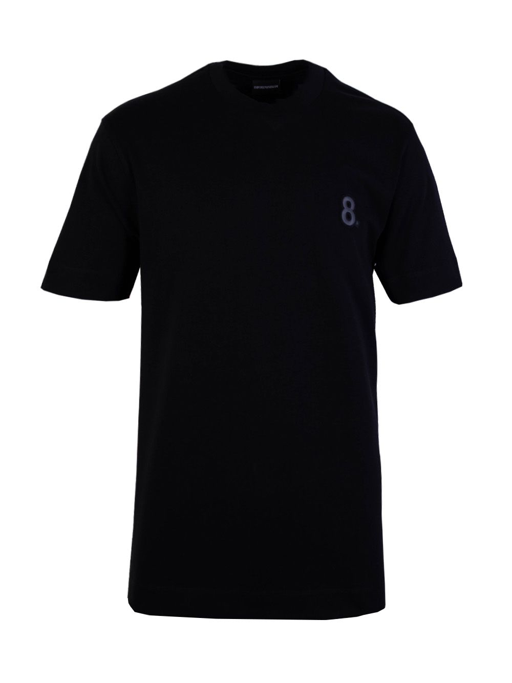 Emporio Armani Chic Black Cotton T-Shirt – Classic Regular Fit